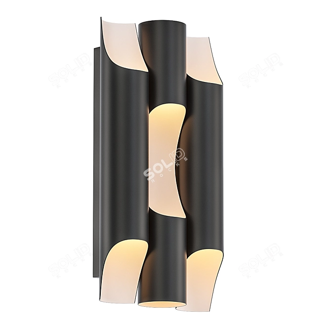 Retro Fuga Wall Light 1960s 3D model image 1