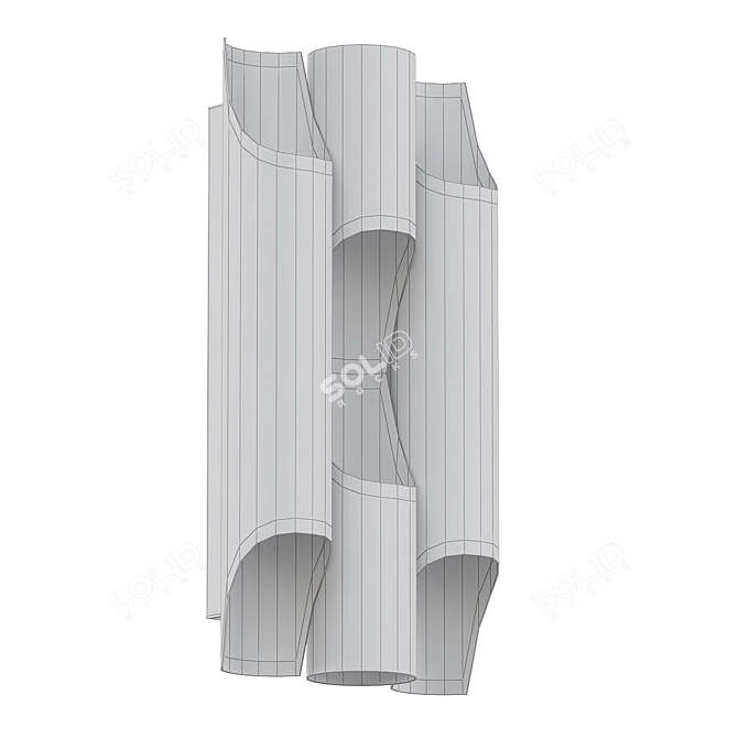 Retro Fuga Wall Light 1960s 3D model image 2