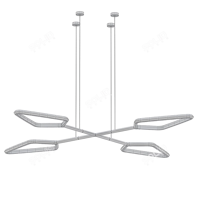 Modern Minimalist Wall Art Collection 3D model image 2