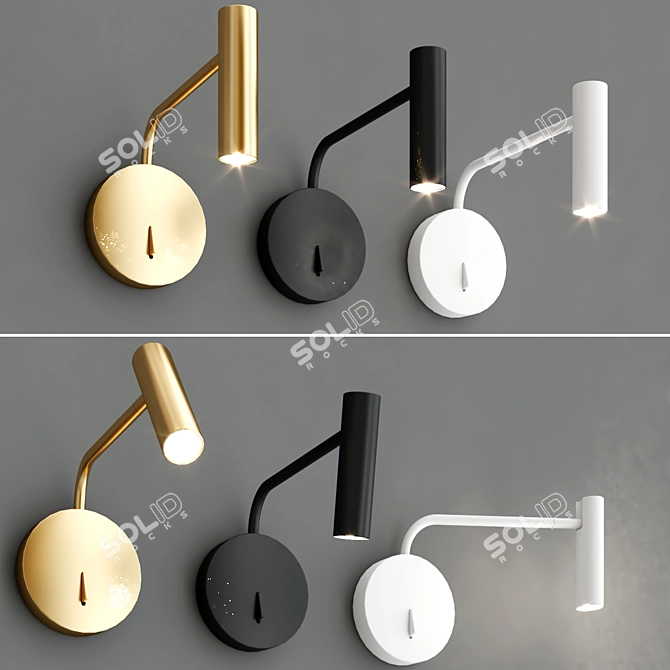 Enna LED Wall Sconce: Modern Elegance 3D model image 3