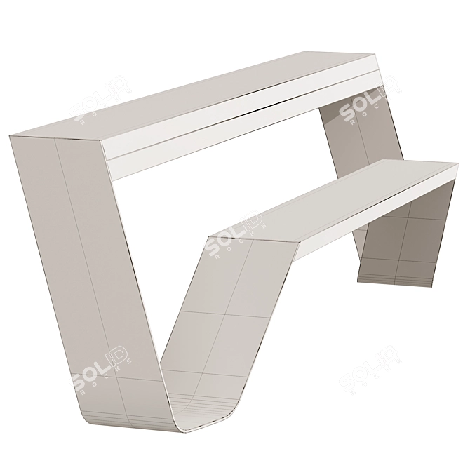 Transformable Hopper Bench | Multifunctional 3D model image 5