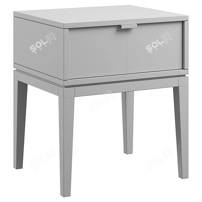 Child's Ellipse Fjord Bedside Table 3D model image 4