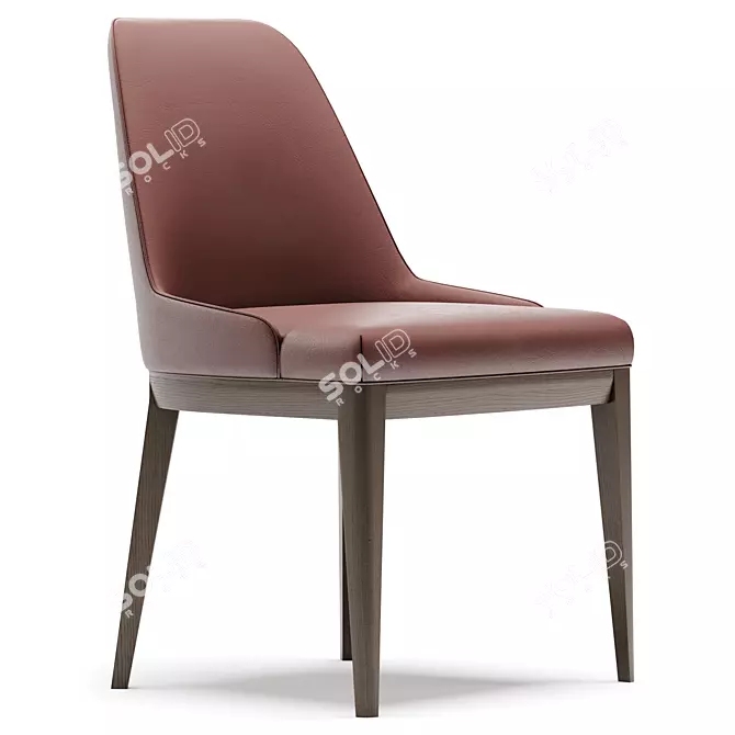 Elegant ANNA Chair - Domkapa 3D model image 4
