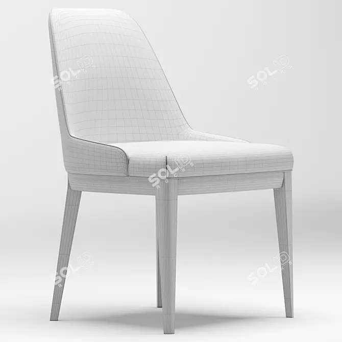Elegant ANNA Chair - Domkapa 3D model image 7