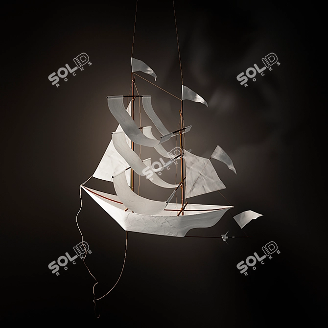 Ghost Ship 3D Model Kit 3D model image 1