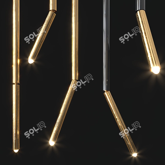 Aldex Minimalist Ceiling Kitchen Lamp 3D model image 2