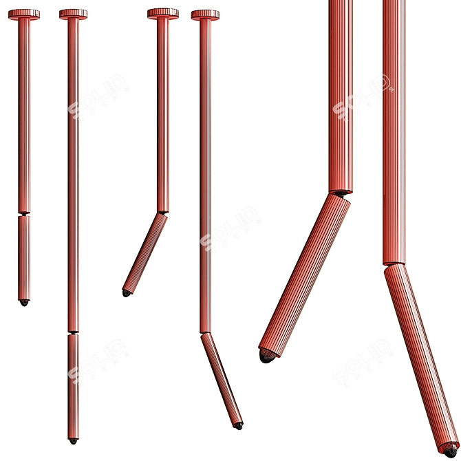 Aldex Minimalist Ceiling Kitchen Lamp 3D model image 3