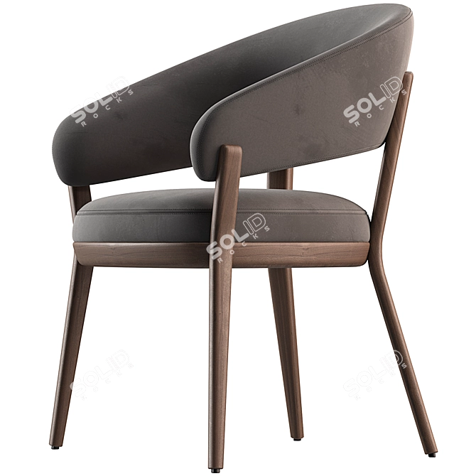 Modern Ray Dining Chair Online 3D model image 5
