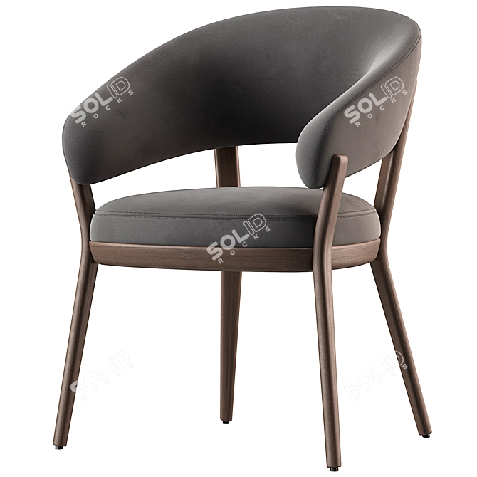 Modern Ray Dining Chair Online 3D model image 8