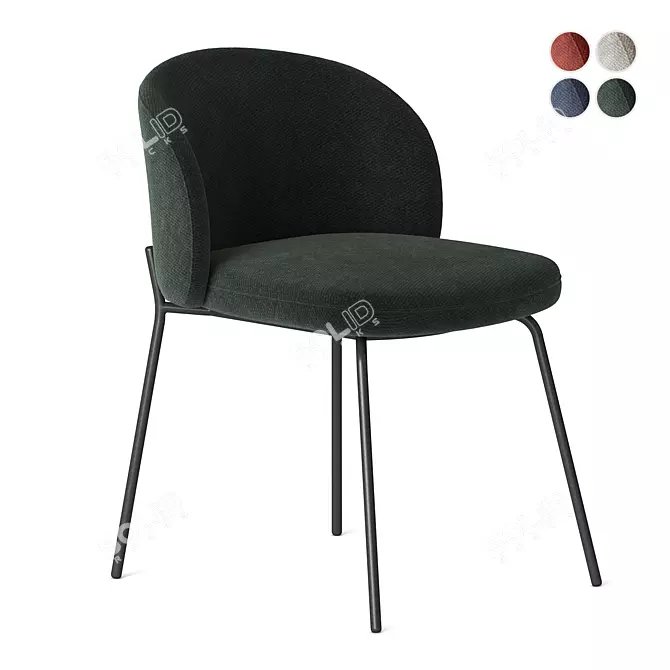 BoConcept Princeton Dining Chair - Versatile Elegance 3D model image 2