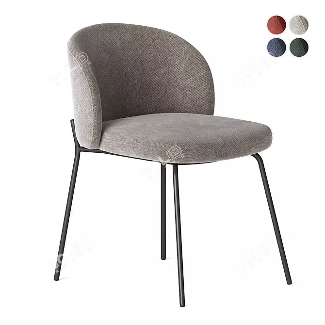 BoConcept Princeton Dining Chair - Versatile Elegance 3D model image 4