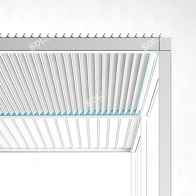 Suntech EXXEN Bioclimatic Pergola 3D model image 2