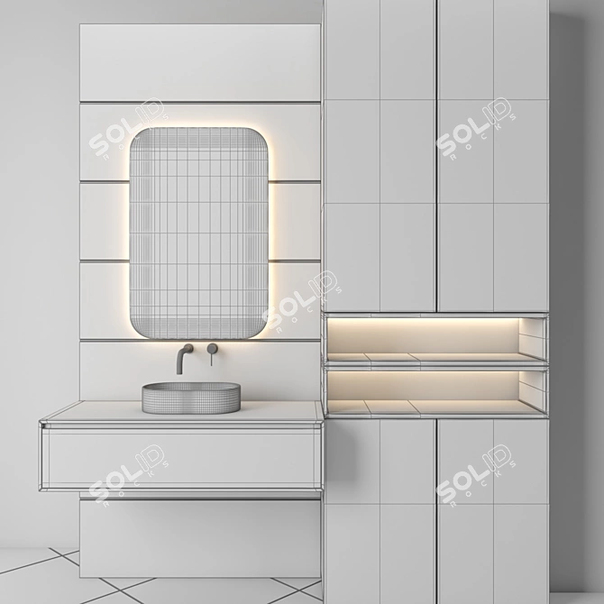 Bathroom Set 3D Model Bundle 3D model image 5