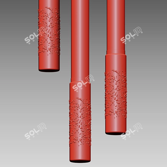 Modern Glass Pendant Lighting Solution 3D model image 4