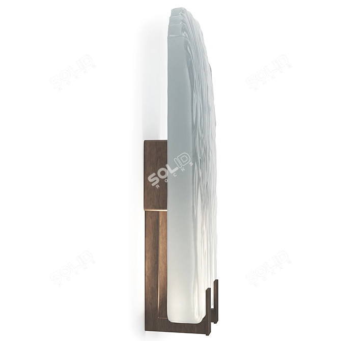 Moonlight Reflection Wall Sconce 3D model image 4