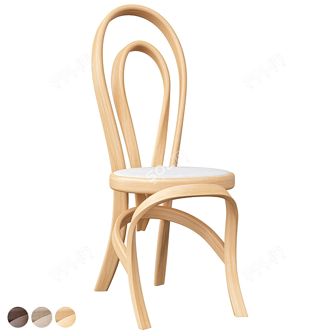 Modern Designer Chair Apriori V/Vm 3D model image 2
