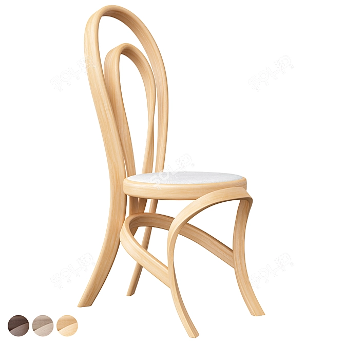 Modern Designer Chair Apriori V/Vm 3D model image 3