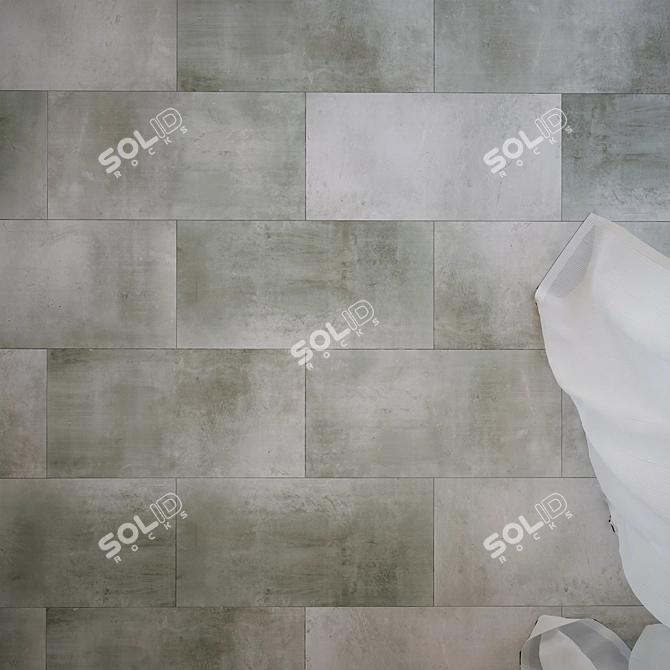 Stone Gray Flooring Texture Pack 3D model image 2