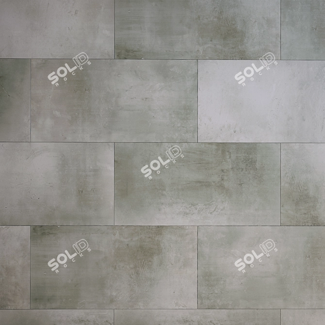 Stone Gray Flooring Texture Pack 3D model image 3