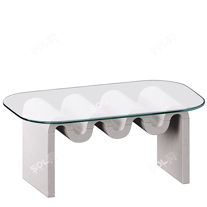 Modern Aria Coffee Table 3D model image 1