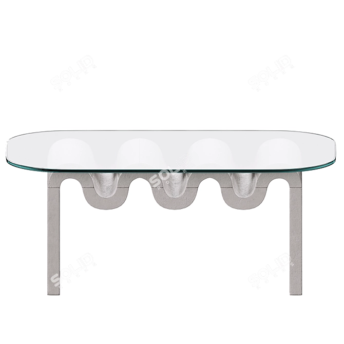 Modern Aria Coffee Table 3D model image 2