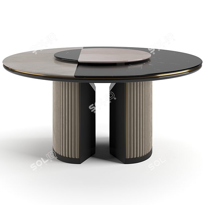 Luxury Visionnaire Dining Set 3D model image 3