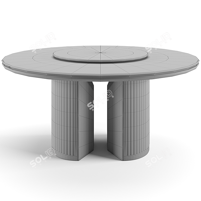 Luxury Visionnaire Dining Set 3D model image 4