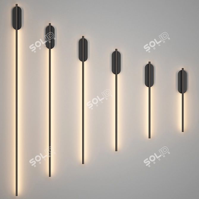 VIRGINIA Lampatron LED Wall Light 3D model image 2