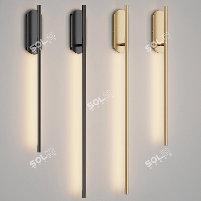 VIRGINIA Lampatron LED Wall Light 3D model image 5
