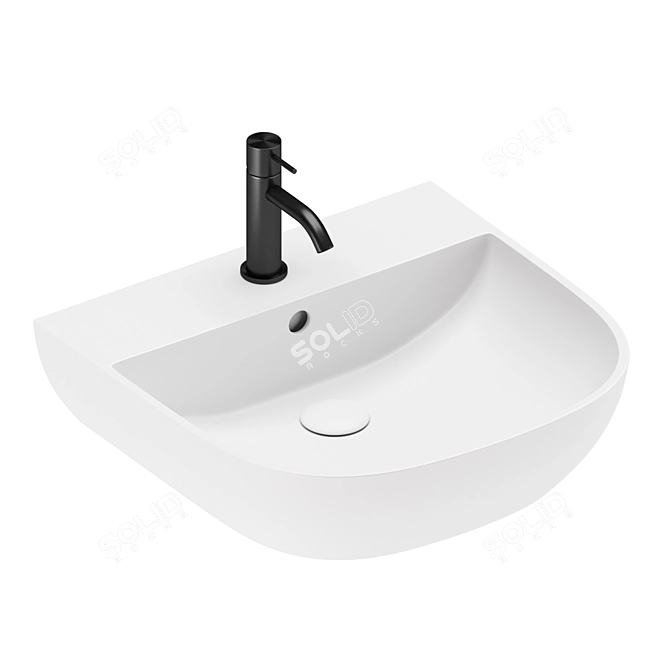 Galassia Washbasin Set with Mixers 3D model image 4