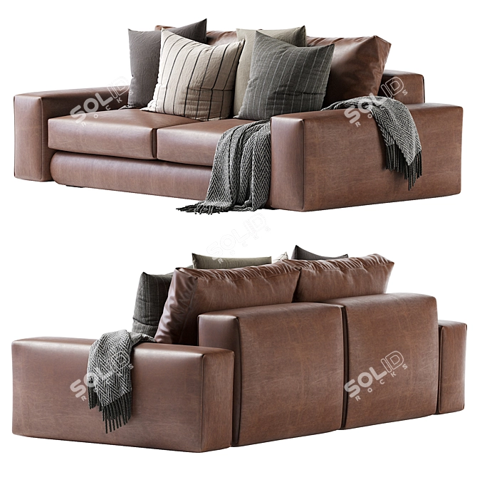 Hudson 2013 Sofa Model 3D 3D model image 2