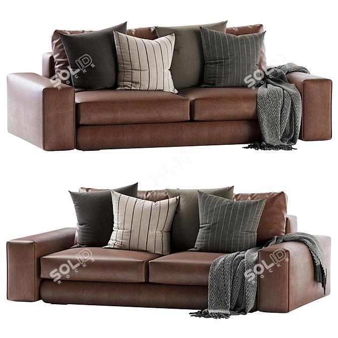 Hudson 2013 Sofa Model 3D 3D model image 4