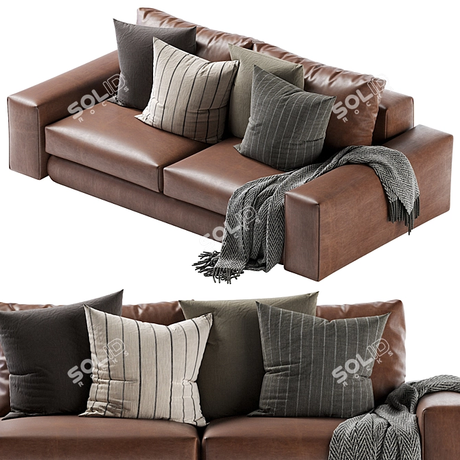 Hudson 2013 Sofa Model 3D 3D model image 5