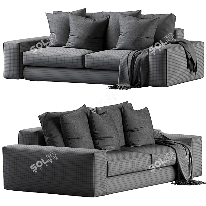 Hudson 2013 Sofa Model 3D 3D model image 6