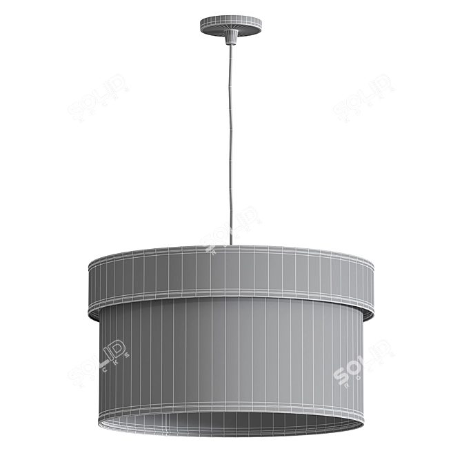 AMMAN Suspension Light Fixture Corep 3D model image 4