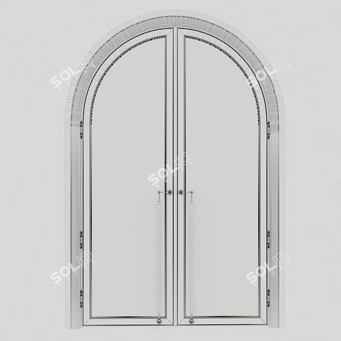 Custom Interior Doors 3D model image 5