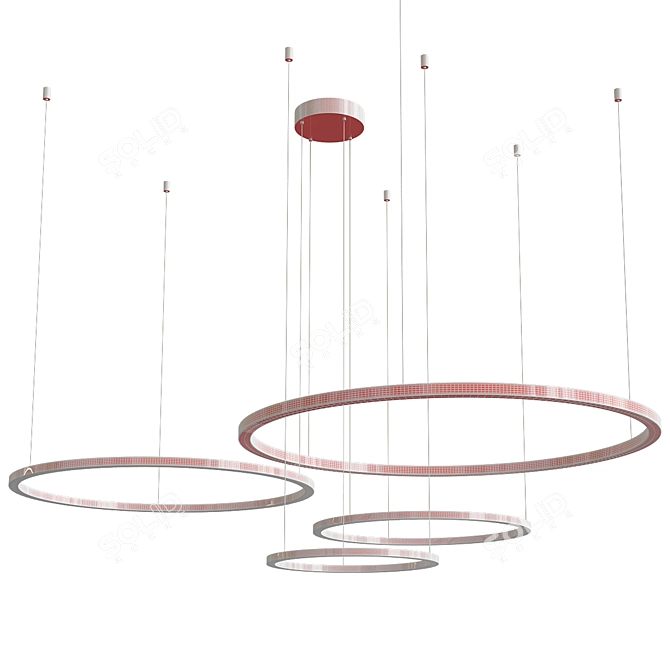Sleek Cruise Collection Pendant Lamps 3D model image 12