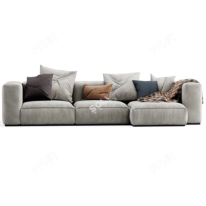 Modern Mags Soft Corner Sofa 3D model image 2