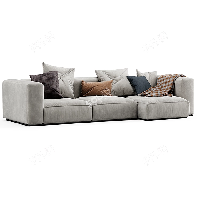 Modern Mags Soft Corner Sofa 3D model image 5