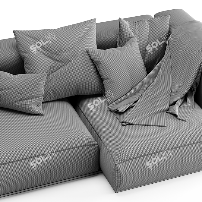 Modern Mags Soft Corner Sofa 3D model image 6