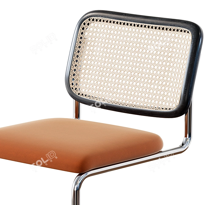 Knoll Cesca Stool Breuer Design 3D model image 3