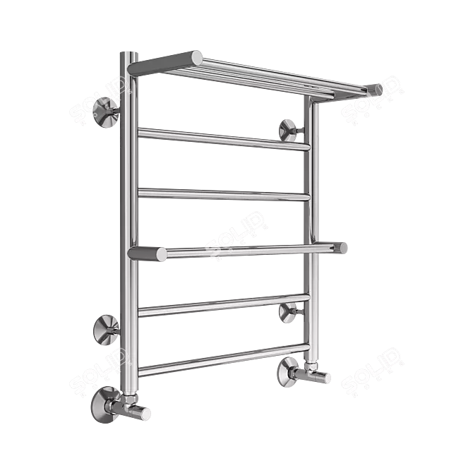 Ancona P6 Water Towel Warmer 3D model image 1