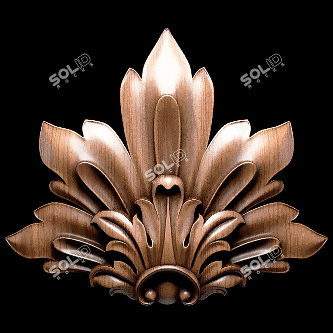 Wooden CNC Cutting Model Files 3D model image 4