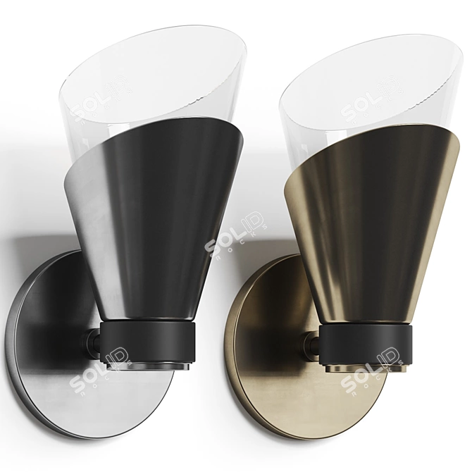 Angie Modern Wall Lamp 3D 3D model image 1