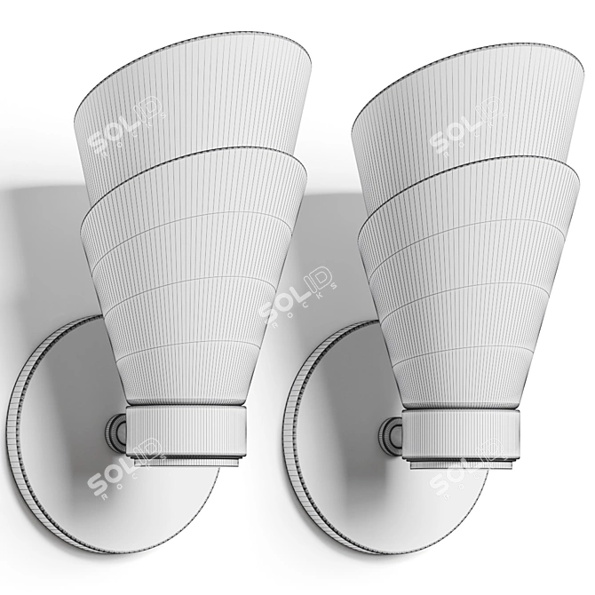 Angie Modern Wall Lamp 3D 3D model image 2
