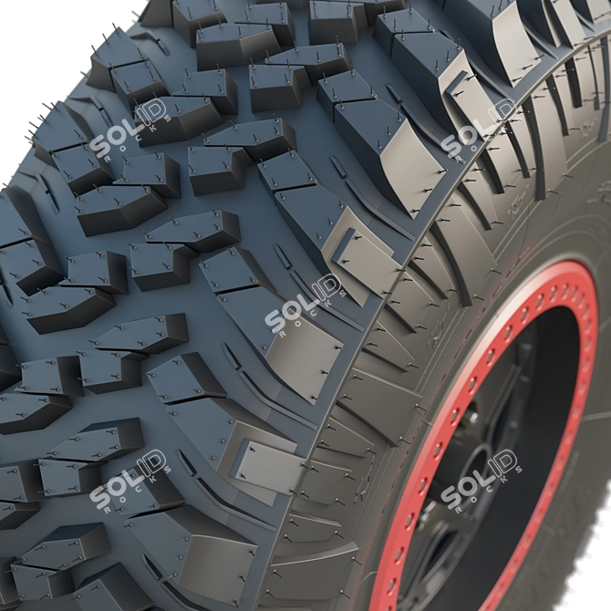 Off-Road Beast Nitto Tires 3D model image 5