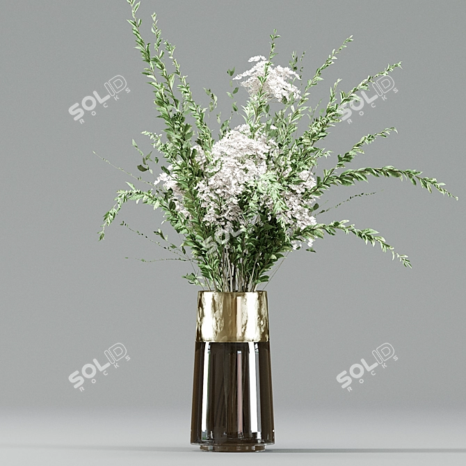 Blossom Ensemble 12 - Floral Decor 3D model image 2