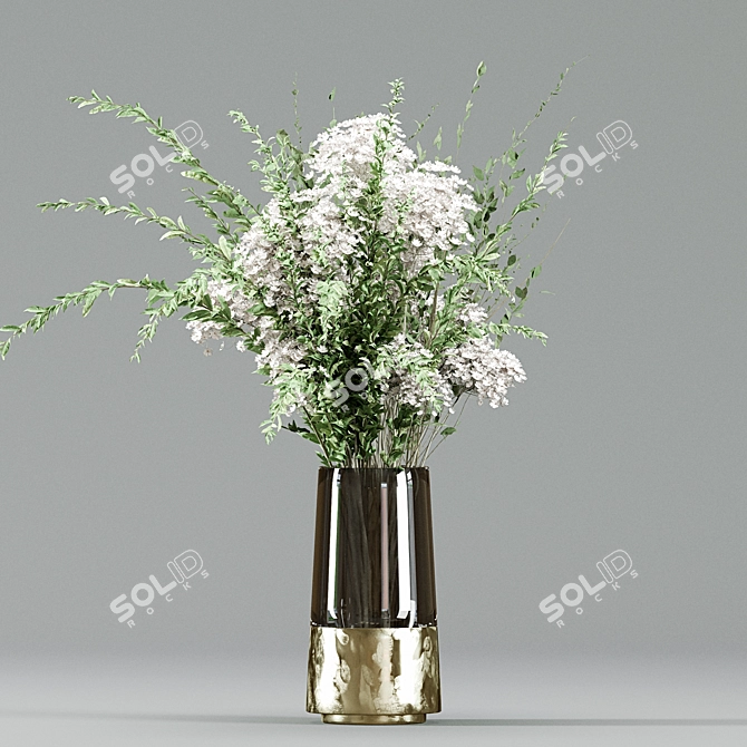 Blossom Ensemble 12 - Floral Decor 3D model image 3