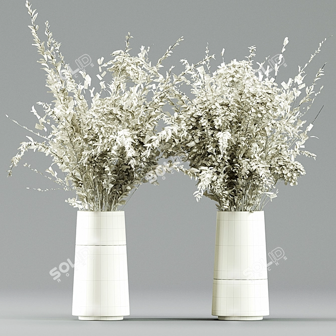 Blossom Ensemble 12 - Floral Decor 3D model image 4