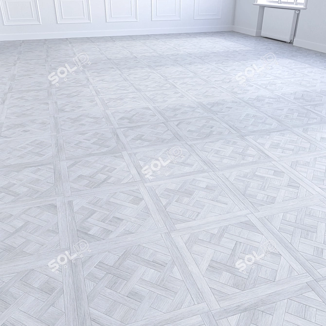 Wooden Floor 3D Model 3D model image 5